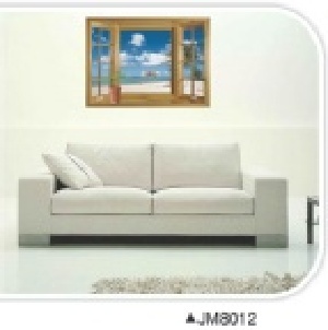 JM8012《尺寸50cmx70cm》透明材質.不傷牆.可重覆撕貼.壁貼