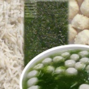 澎湖海菜+吻仔魚+虱目魚丸