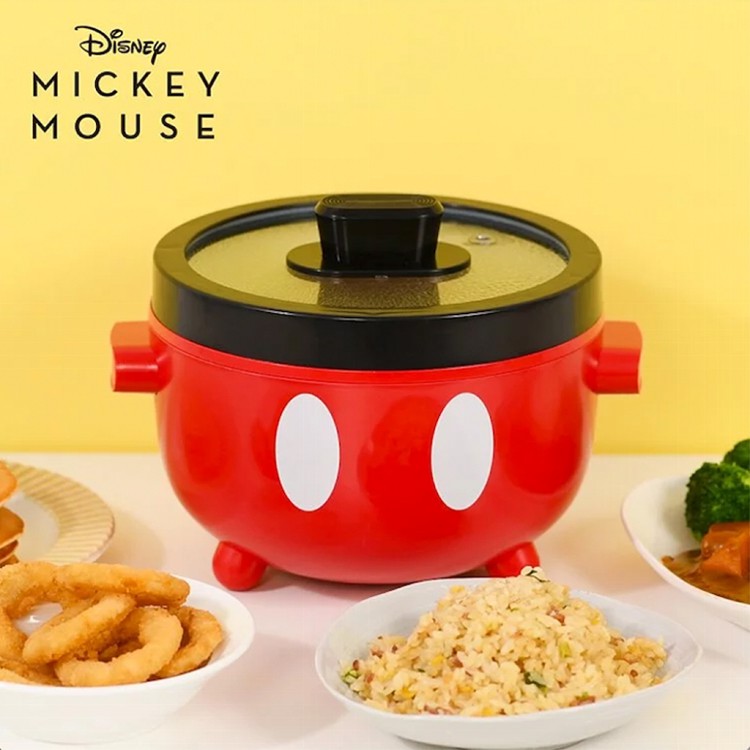 免運!【Disney迪士尼】米奇多功能陶瓷電火鍋(MK-HC2101) W240xD200xH175