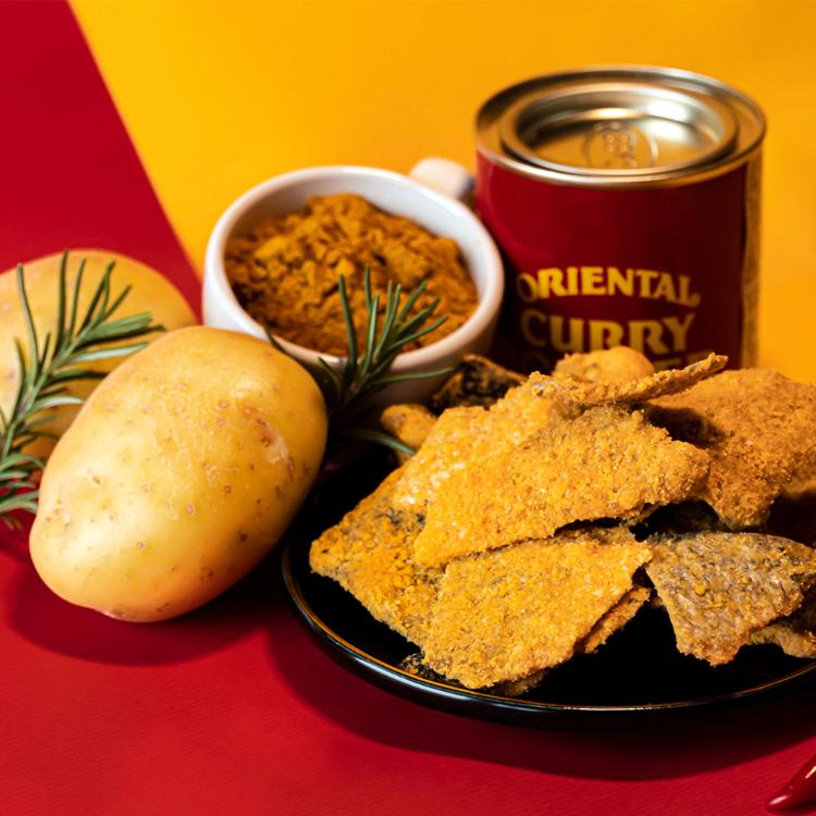 【海濤客】香濃酥脆魚皮餅乾 鹹蛋黃/紅咖哩 2款口味任選