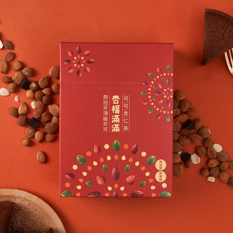【享嘉】杏福滿滿 香醇杏仁茶+可可杏仁茶各x1盒組