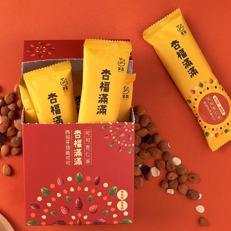 【享嘉】杏福滿滿 香醇杏仁茶+可可杏仁茶各x1盒組
