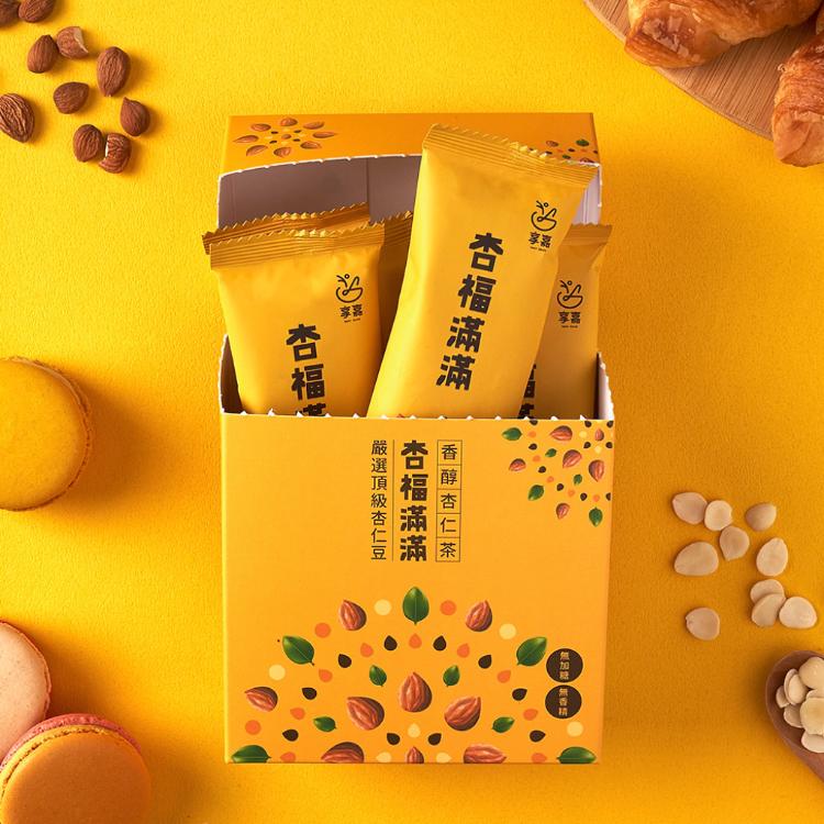 【享嘉】杏福滿滿 香醇杏仁茶+可可杏仁茶各x1盒組