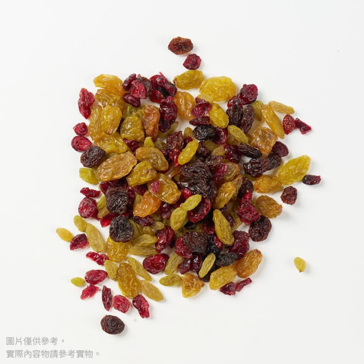 【誠實堅果】四色葡萄乾350g(原味/黃金葡萄/蔓越莓/天然果乾/低卡/零食/低溫烘焙)