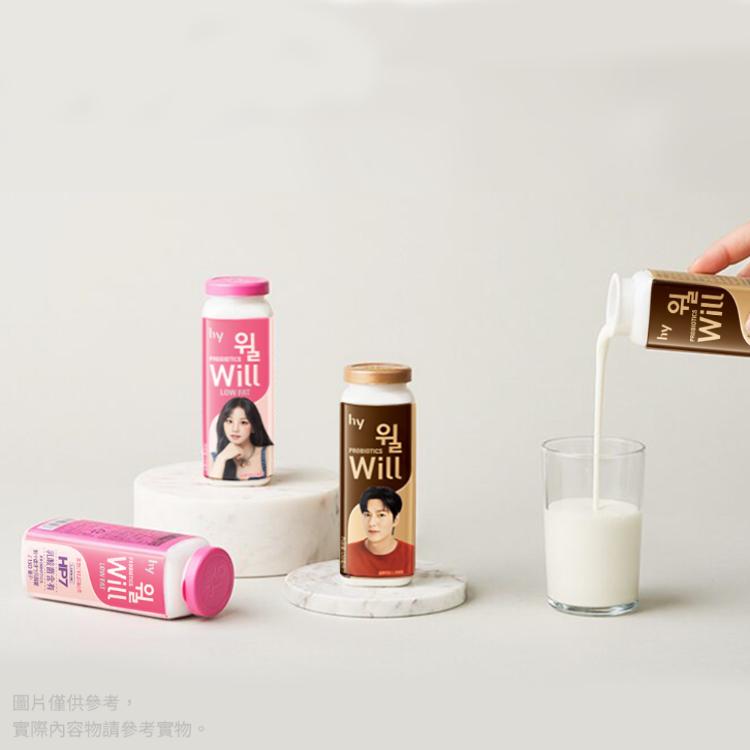 【HY 李敏鎬×宋雨琦代言】Will發酵乳飲料 兩款任選 x1箱(優酪乳/益生菌/乳酸菌/韓國專利)