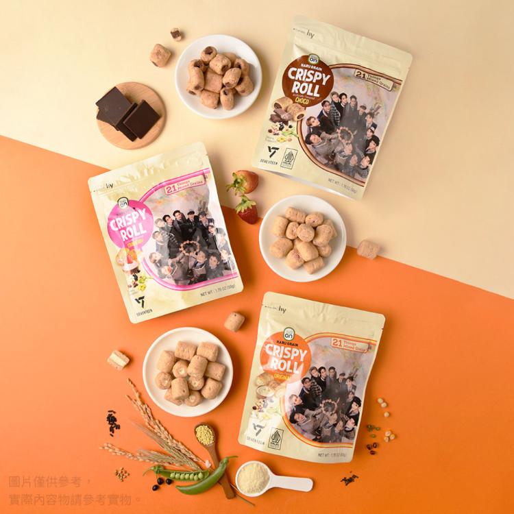 【HY】韓國21種穀物脆皮卷 三款任選 (捲心酥/限定特別版/巧克力/草莓/原味)