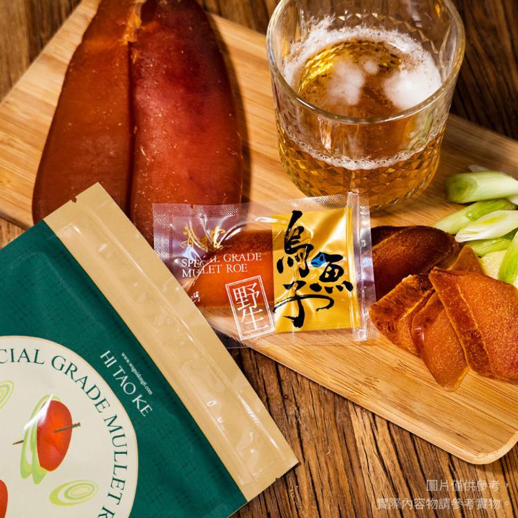 【海濤客】台灣野生一口烏魚子精緻送禮家庭包(150g/手工厚切/送禮/伴手禮)