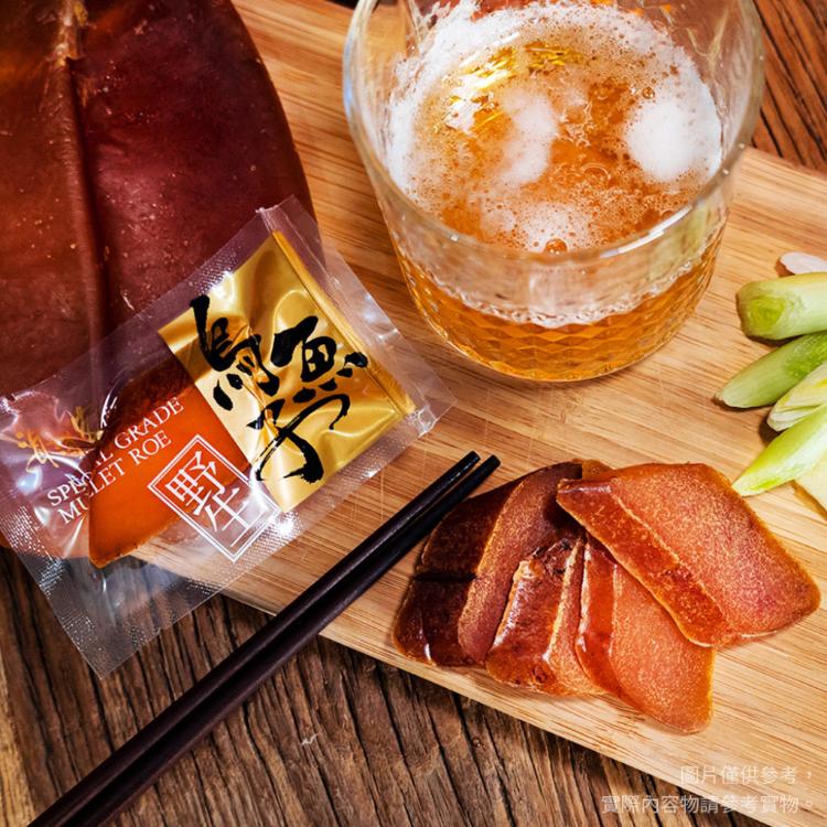 【海濤客】台灣野生一口烏魚子精緻送禮家庭包(150g/手工厚切/送禮/伴手禮)