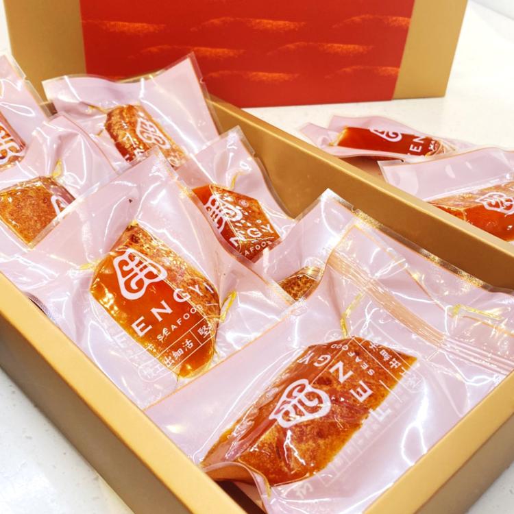 【威海Way Hai】溏心御子禮盒｜台灣頂級野生爆漿一口烏魚子 精緻送禮禮盒(120g/年節好禮)