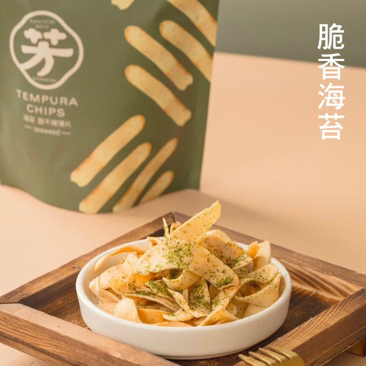 【芳緣百禮】手工甜不辣餅乾 輕巧包 六款任選 (40g/薄脆甜不辣/網紅藝人推薦/休閒零食)