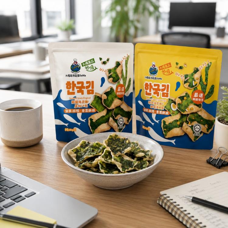【大瑪南洋蔬食】韓國愉皮酥 - (鹹蛋),韓國愉皮酥,鹹蛋零食,韓國海苔酥,韓國零食,南洋蔬食
