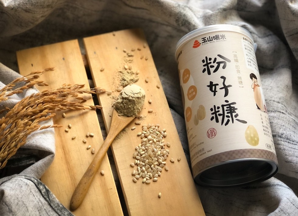 玉山碾米，【馗,品食,無糖】。