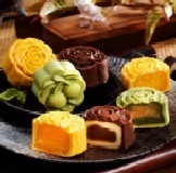 A02 蒙福中秋禮盒 360元/盒(9入，3種口味) 愛心 蒙恩聽障烘焙坊