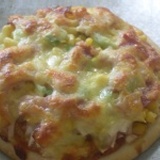 培根披薩(煙燻培根肉,玉米,洋蔥,青椒)