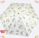 東京之戀三折手開傘【日本百貨精品傘】 FB3 (熱轉印尼龍不沾水花布)(加送測紫外線吊飾)