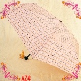 真愛一世和風三折傘【風靡日本 年終超級特賣 特價168元 原價350元】讓您新年一路發到底 AZ4 粉紅色小圈圈(超彈力樹脂+玻璃纖維)(兔年限量搶購享4.8折168元優惠喔)