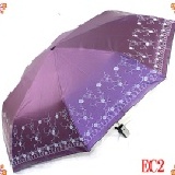 巴洛克風三折全自動開收傘【華麗.古典.令人激賞的巴洛克風格】 EC2 紫色(全自動手把採用國際名牌跑車法拉利專用傘高質感握把) 特價：$383