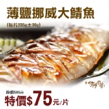 《伊娜廚房》薄鹽漬美味挪威超大鯖魚