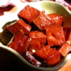 冰糖醬乾(小豆角)(300公克/包) 純素 特價：$50