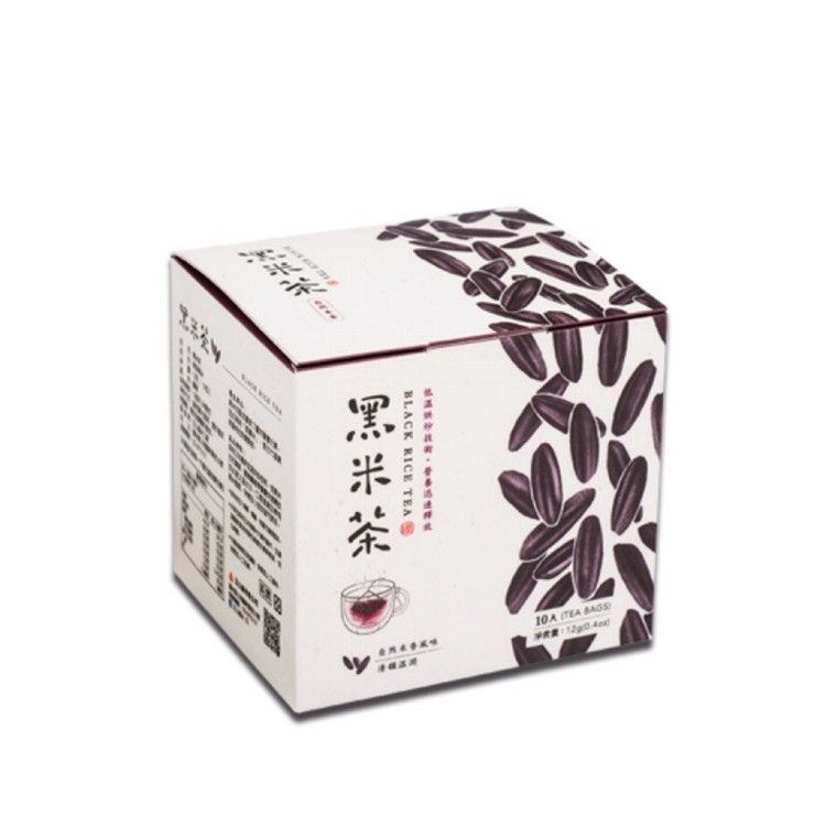 免運!【玉山碾米】3盒 養生黑米茶/花青素/黑糙米/三角立體包裝 12克/10包入