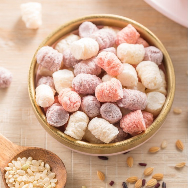 【無麩質米餅】玉山碾米100%純米米餅／纖米粒60g／綜合口味：糙米、黑糙米、紅麴米