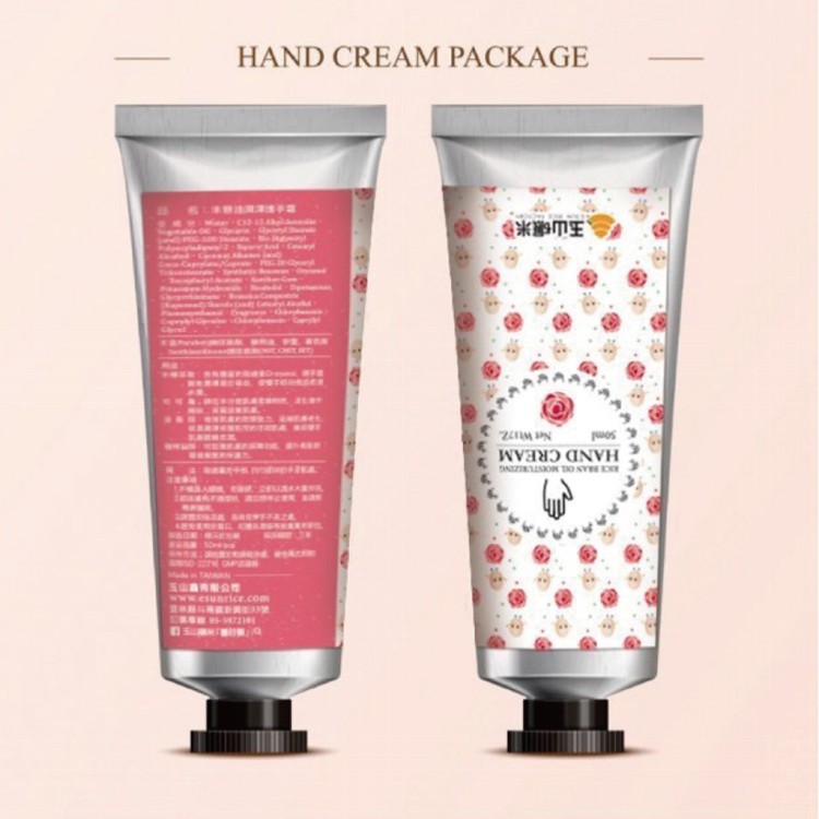 【玉山碾米】★米糠好物★ 米糠油潤澤護手霜，不含Paraben類防腐劑，清爽不油膩，玫瑰香味，中性溫