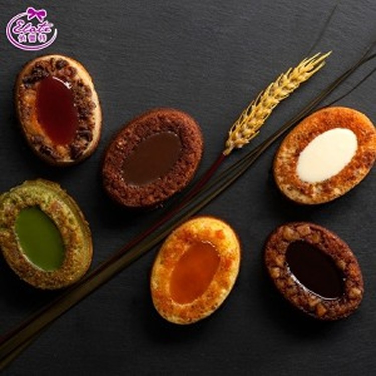 【依蕾特】魔鏡蛋糕(綜合)-6入/盒_口感層次豐富，絕對會忍不住吃上第二口的微甜