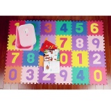 明德 0~9數字 環保無毒 EVA 巧拼地墊 塑膠地墊 寶寶爬行墊 遊戲墊 30*30cm