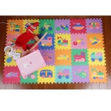 明德 交通工具 環保無毒 EVA 巧拼地墊 塑膠地墊 寶寶爬行墊 遊戲墊 30*30cm