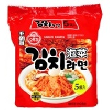 韓國不倒翁泡菜拉麵（五入裝） 暑假&中元節檔期特賣