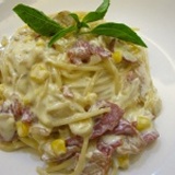奶油培根義大利麵 特價：$69