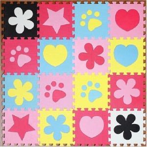 明德 環保無毒 EVA 巧拼地墊 塑膠地墊 寶寶爬行墊 遊戲墊 30*30cm