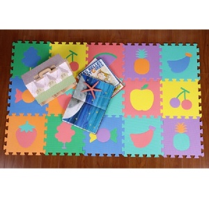 明德 水果 環保無毒 EVA 巧拼地墊 塑膠地墊 寶寶爬行墊 遊戲墊 30*30cm