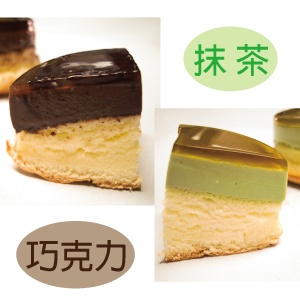 【M2菓子工坊】焦糖烤布丁蛋糕 | 抹茶、巧克力組合 (3入)
