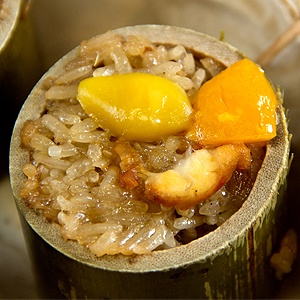 ＊風味獨特＊ ─ 竹筒飯 1000g±100g/份(10粒) 特價：$159