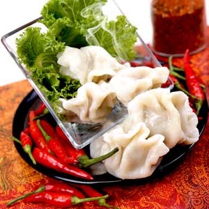 手工四川麻辣豬肉水餃 特價：$99