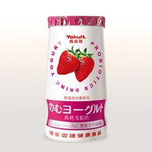 養樂多草莓高鈣優酪乳 125ml