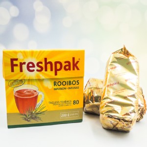免運!【Freshpak】南非國寶茶(博士茶) RooibosTea 茶包-新包裝(2.5克x80入) 2.5gx80入/盒 (12盒，每盒304.4元)