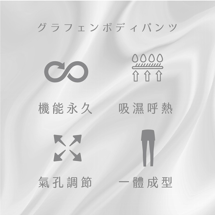 【巧奇石墨烯】智能呼吸律動褲(假二件-五色)