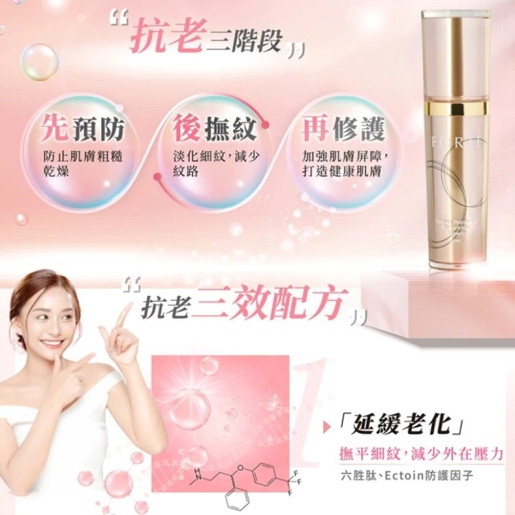 【FORTE】極光多肽修護精華30ml二入