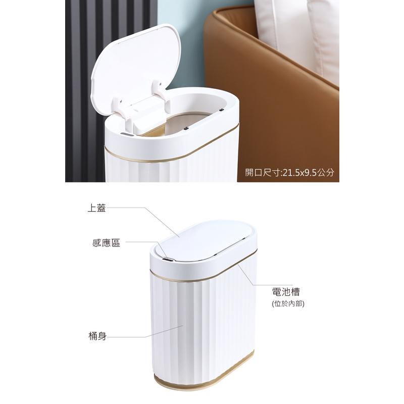 感應區，開口尺寸:21.5x9.5公分，電池槽，(位於內部)。