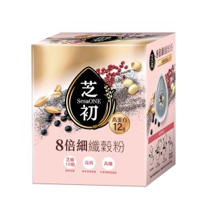 【芝初】8倍細高蛋白纖穀粉-芝麻10穀(25克/包；10包/盒)