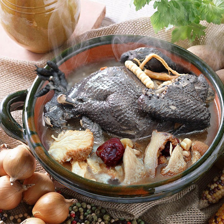 A7023【築地一番鮮】特大-猴頭養生烏骨雞(2.5KG/包)