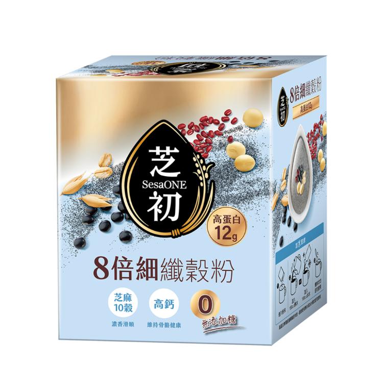 【芝初】8倍細高蛋白纖穀粉-芝麻10穀無加糖(25克/包；10包/盒)