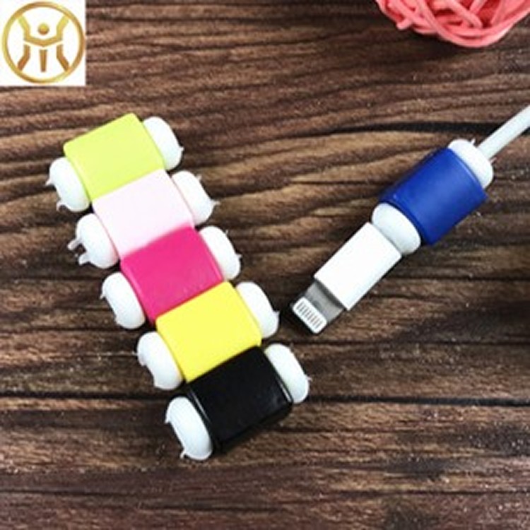 手机数据线保护套 韩国创意耳机充电线防断裂保护器绕线器