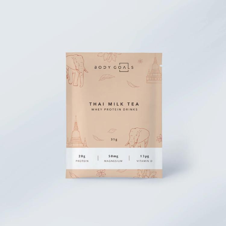 【Body Goals】多效乳清蛋白飲：法式可可 奶茶 草莓牛奶 咖啡拿鐵