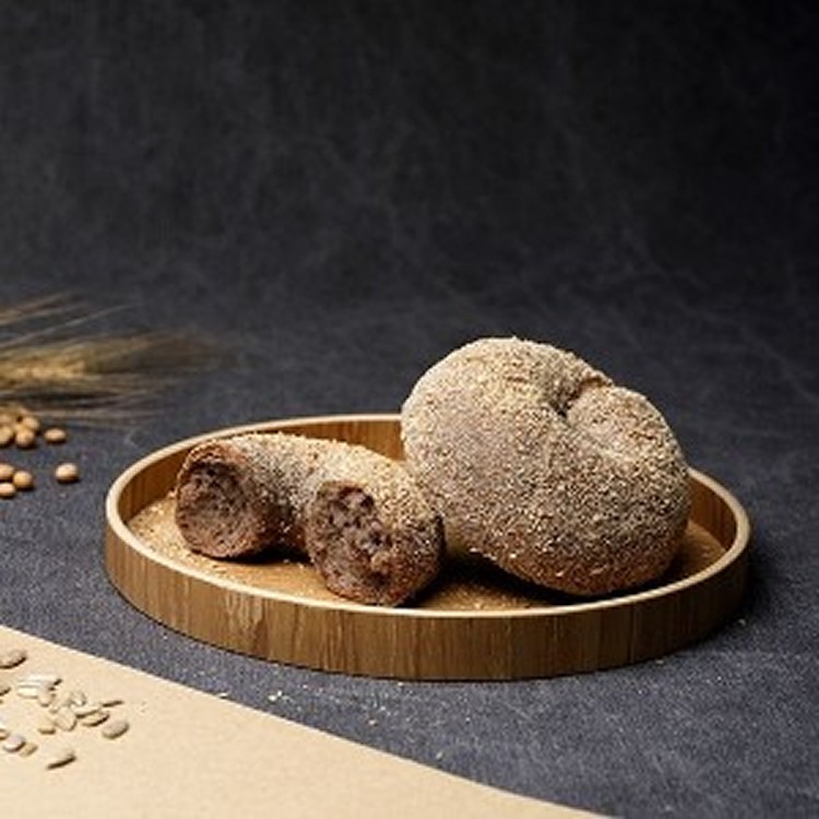 豆舖子│豆渣紅藜貝果3入