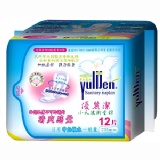 優麗潔-草本涼感系抗菌衛生棉 (日用) 12片/包，中藥萃取奈米化抑菌技術，涼爽感、還有淡香的中藥氣味。