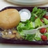 烤雞貝果三明治凱隡沙拉 #66967