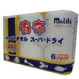 P&LIFE 廚房紙巾60組6入8串/箱